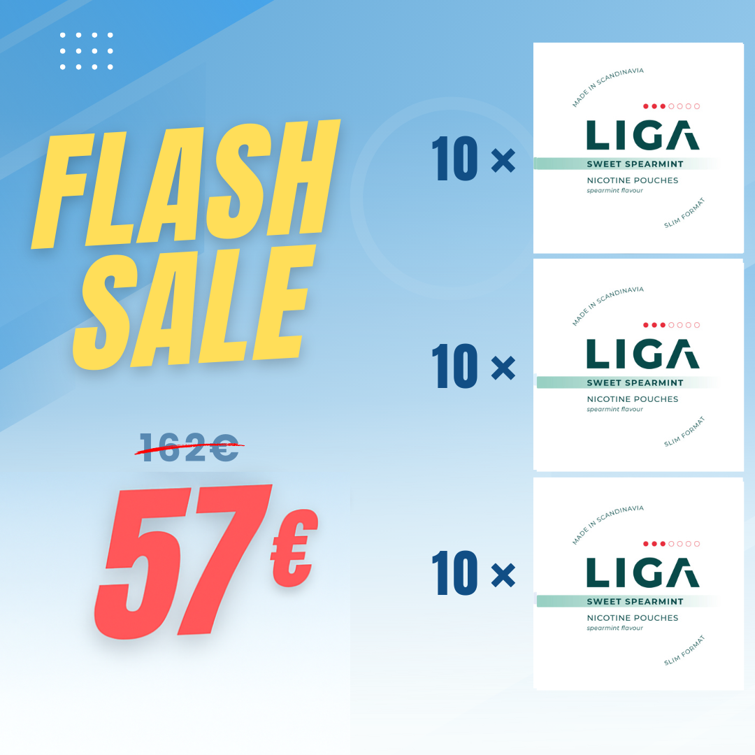 FLASH SALE: 30x LIGA Snus