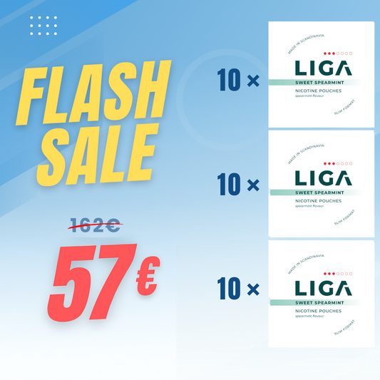 FLASH SALE: 30x LIGA Snus