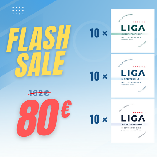 FLASH SALE: 30x LIGA Snus